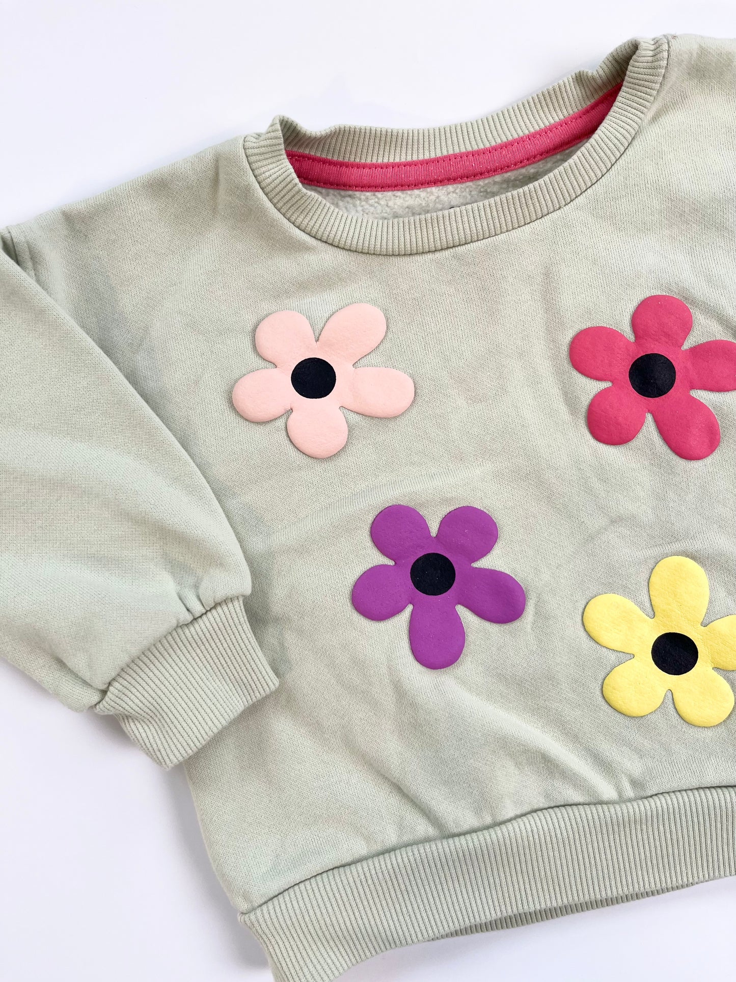 George Flower Crewneck Sweater 6-12m