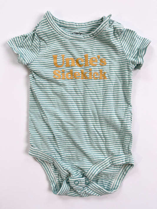 Carters "Uncle's Sidekick" Onesie 6m