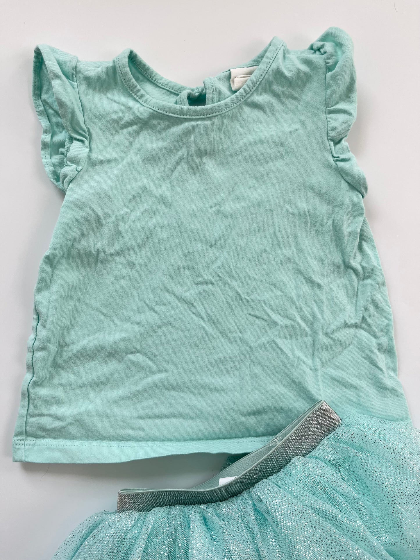 H&M Tank Top & Tutu Outfit 6-9m