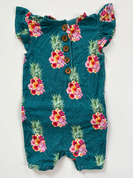 Posh Peanut Bamboo Short Romper 6-9m