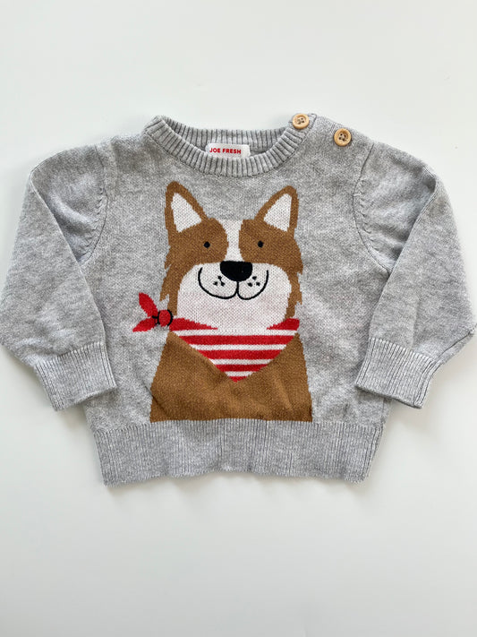 Joe Fresh Dog Sweater 3-6m