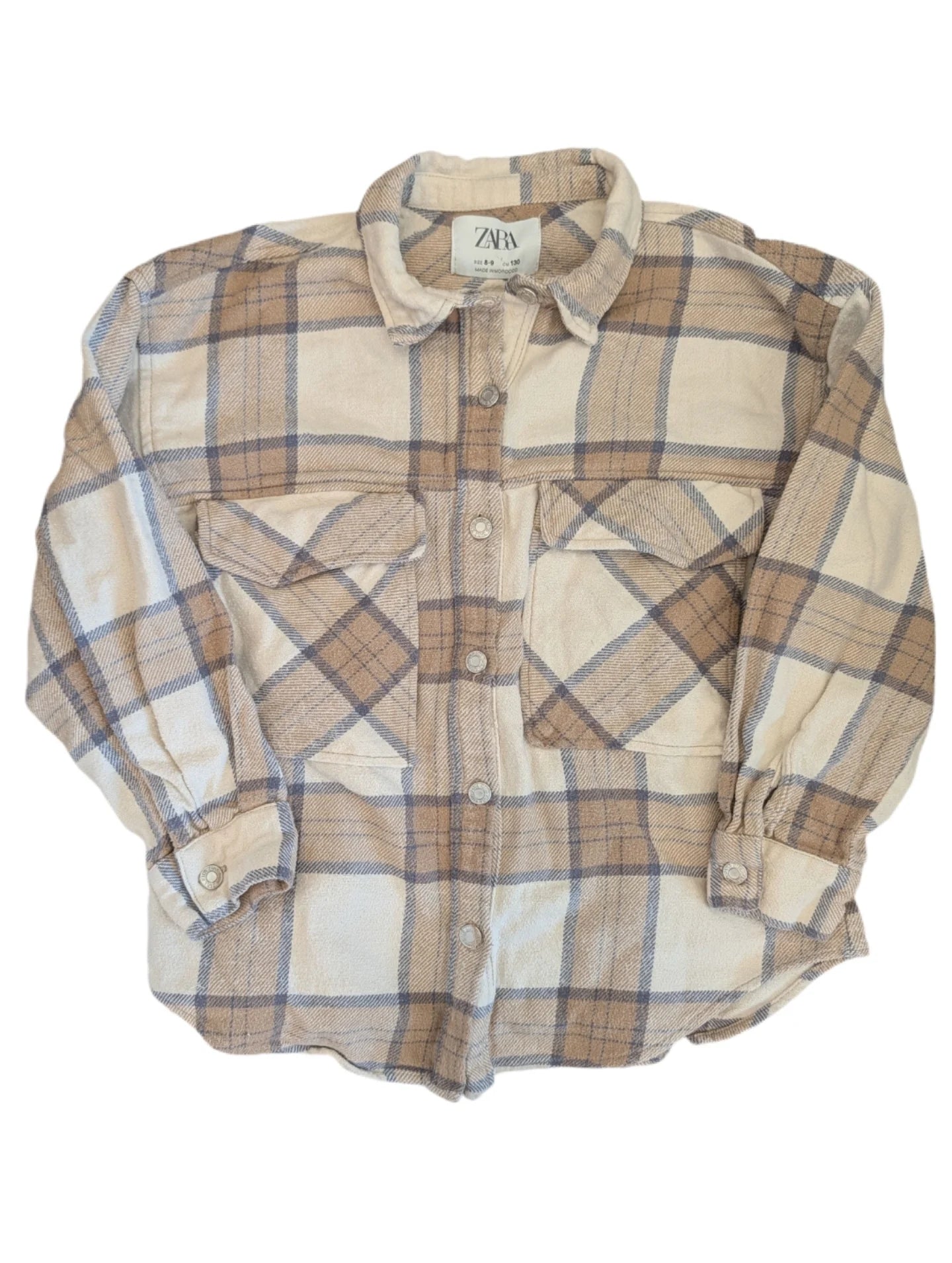 ZARA Thick Flannel Shirt | 8/9T
