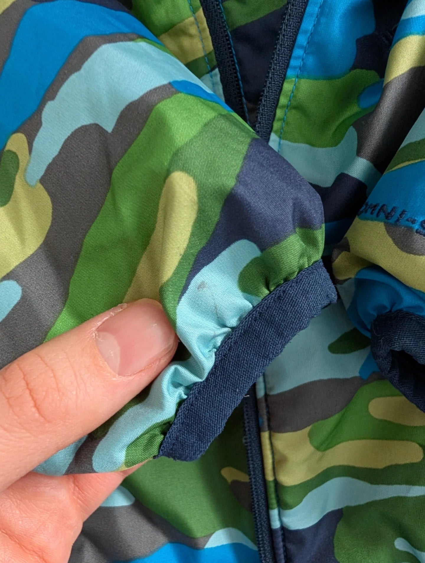 Columbia Camo Fleece Lined Jacket 3-6m