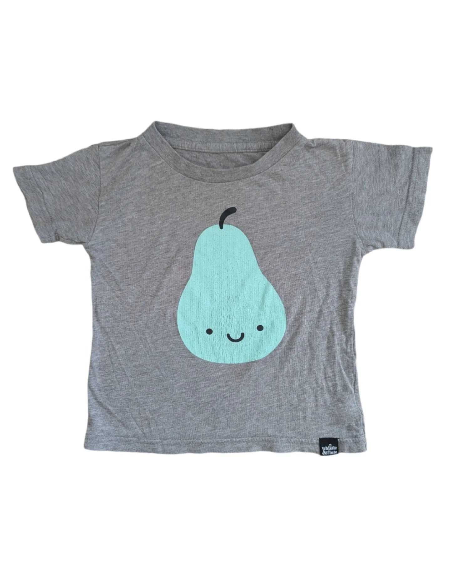 Whistle & Flute Pear Grey T-Shirt 1-2yrs