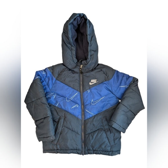 Nike Kids Blue Puffer Jacket | 5-6 Years