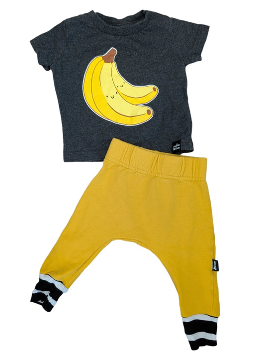 Whistle and Flute Banana Shirt and Pants 6-12m