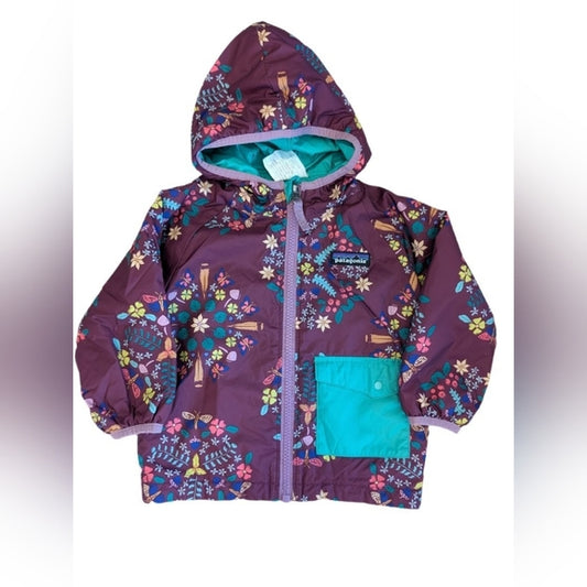 Patagonia Kids' Purple Floral Jacket | 12-18m