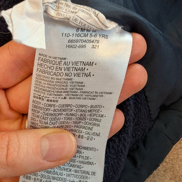 Nike Kids Blue Puffer Jacket | 5-6 Years