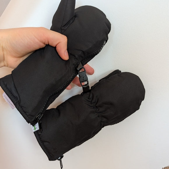 Hot Paws Kids Black Mittens | 12-24m