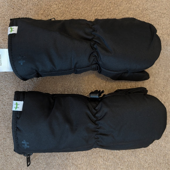 Hot Paws Kids Black Mittens | 12-24m