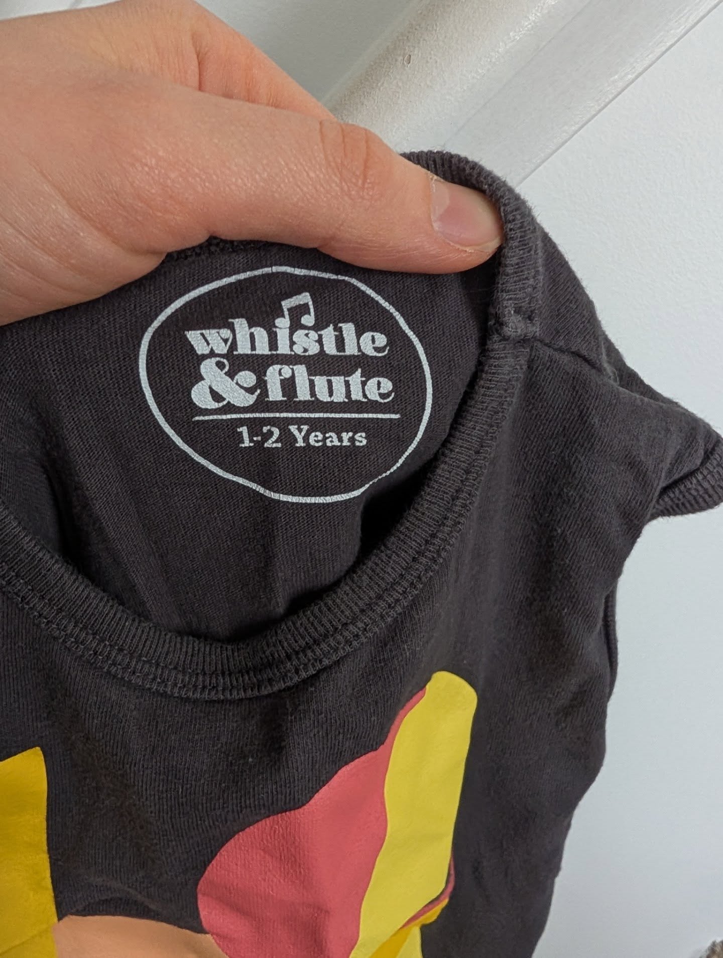 Whistle & Flute LOVE Tank in Charcoal Grey | 1-2yrs