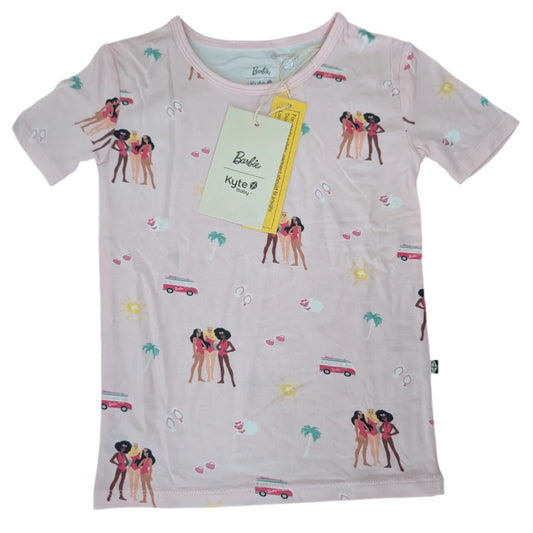 Kyte Baby Toddler Tee in Barbie Beach 4T