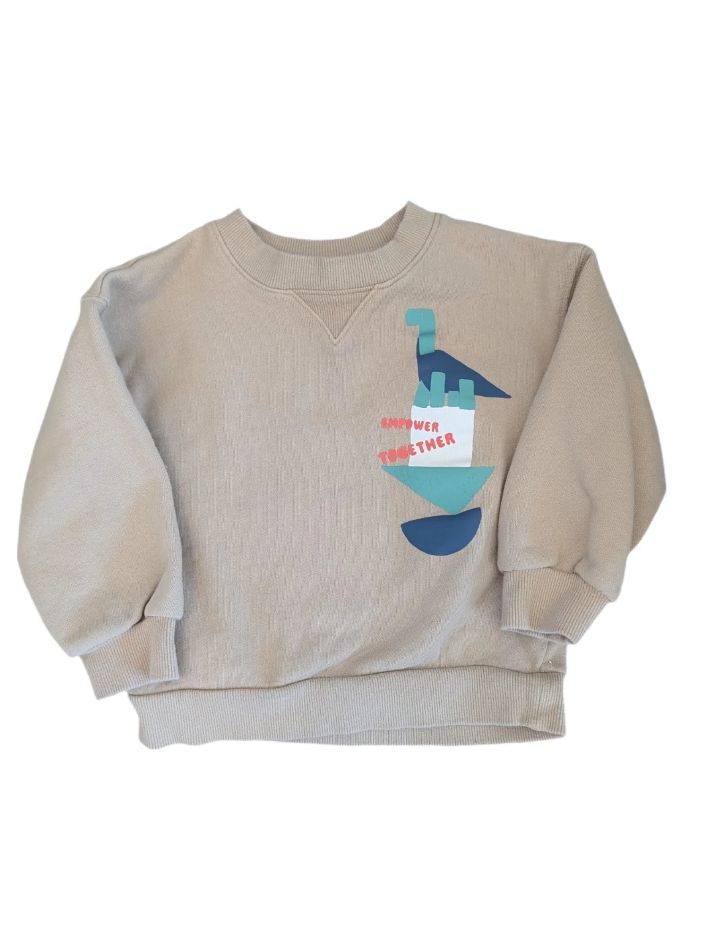 H&M 'Empower Together" Dino Crewneck | 2-4T
