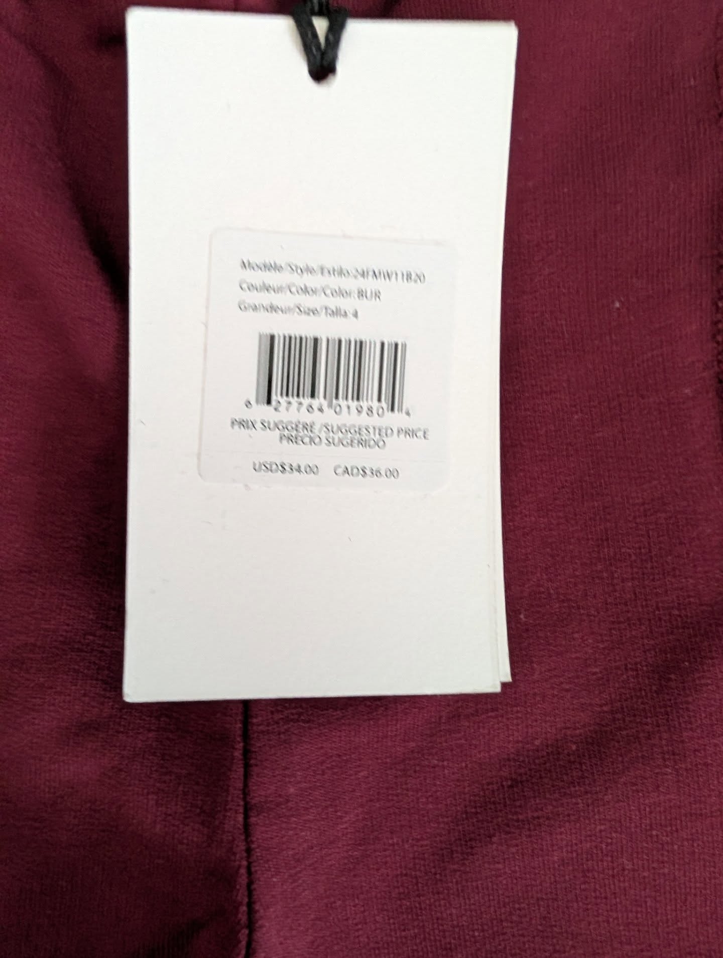 Miles the Label Maroon Dress Pants 4T