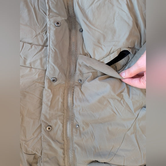 ZARA Kids Tan Hooded Puffer Jacket 4-6T