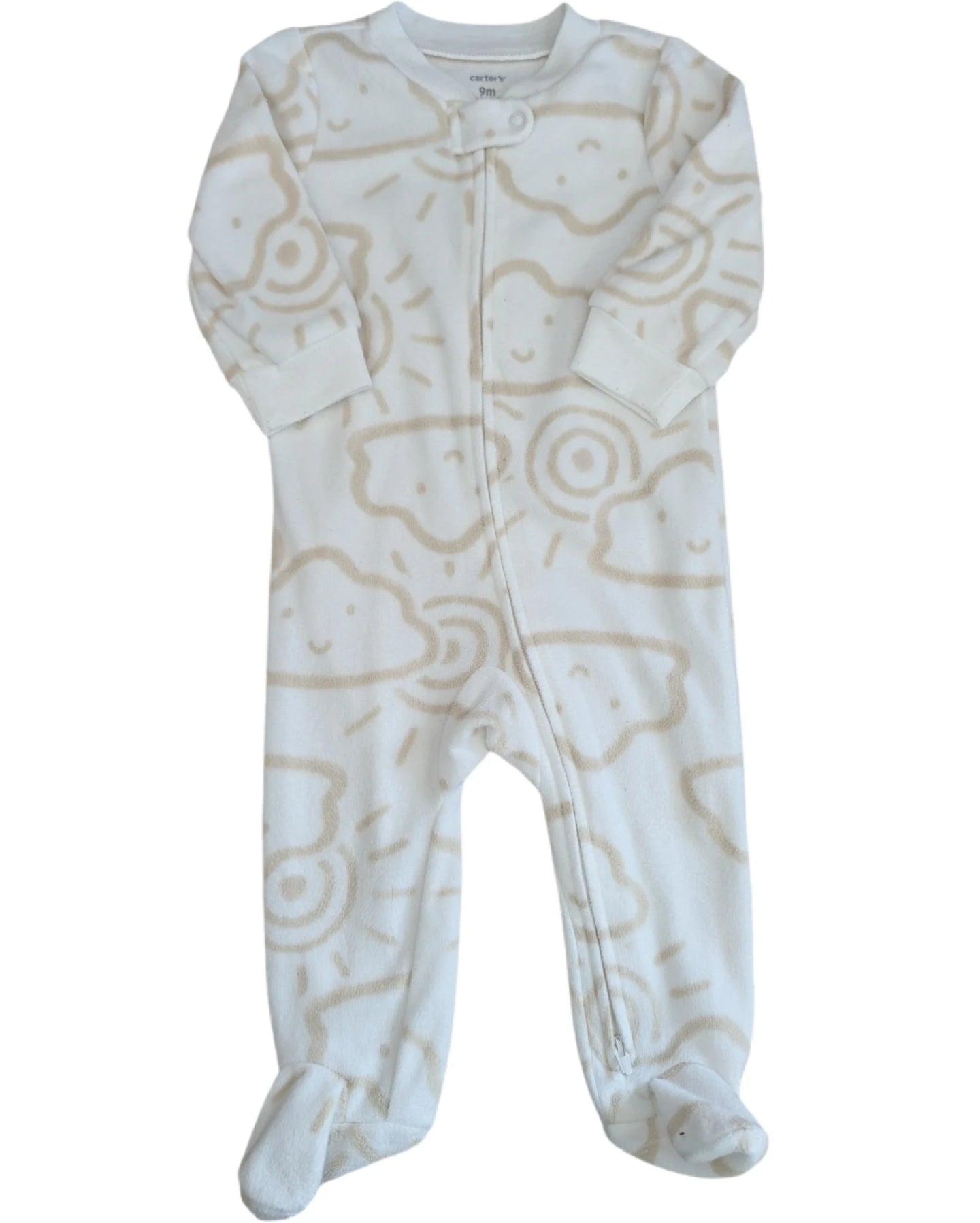 Carters Fleece Cloud Footie 9m