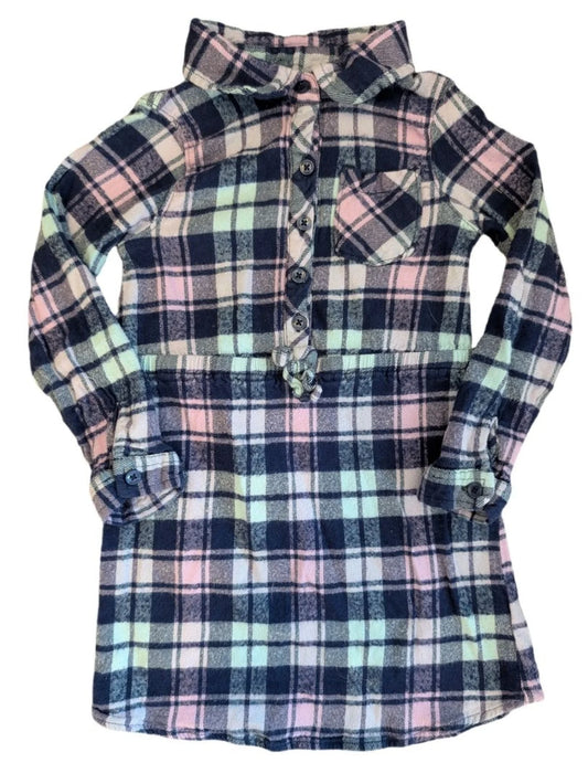 GAP Flannel Long Sleeve Dress | 3T