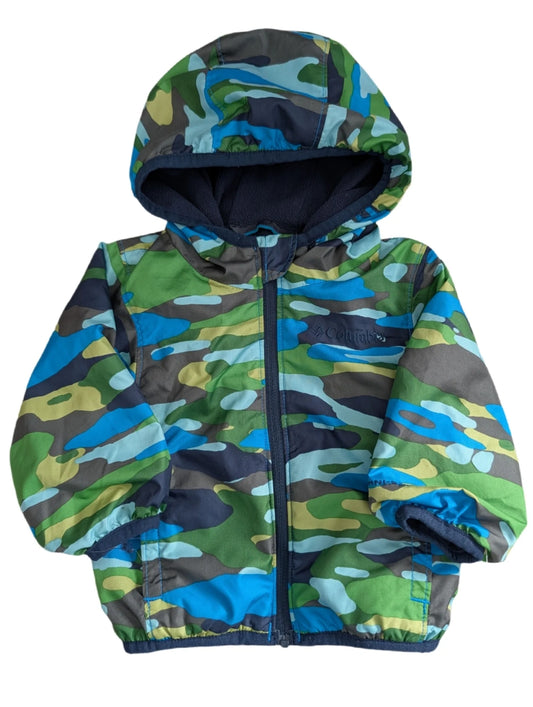 Columbia Camo Fleece Lined Jacket 3-6m