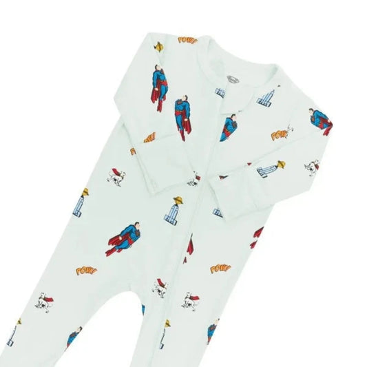 Kyte Superman Footless Romper Newborn