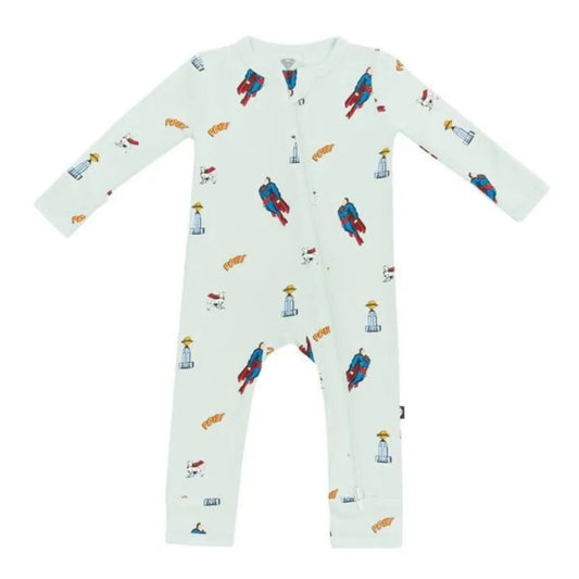 Kyte Superman Footless Romper Newborn