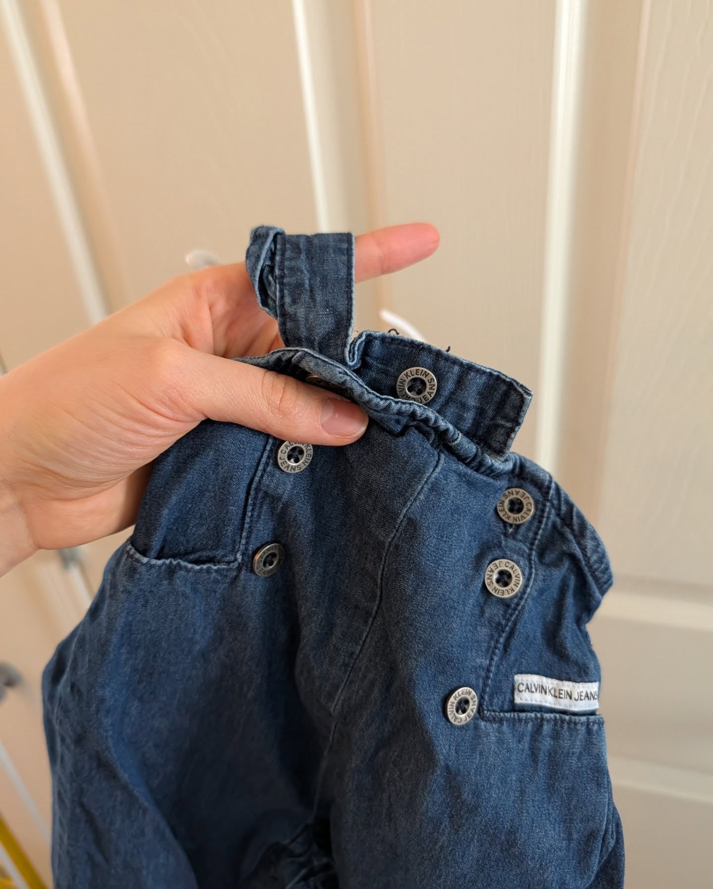 Calvin K. Denim Overalls 18m