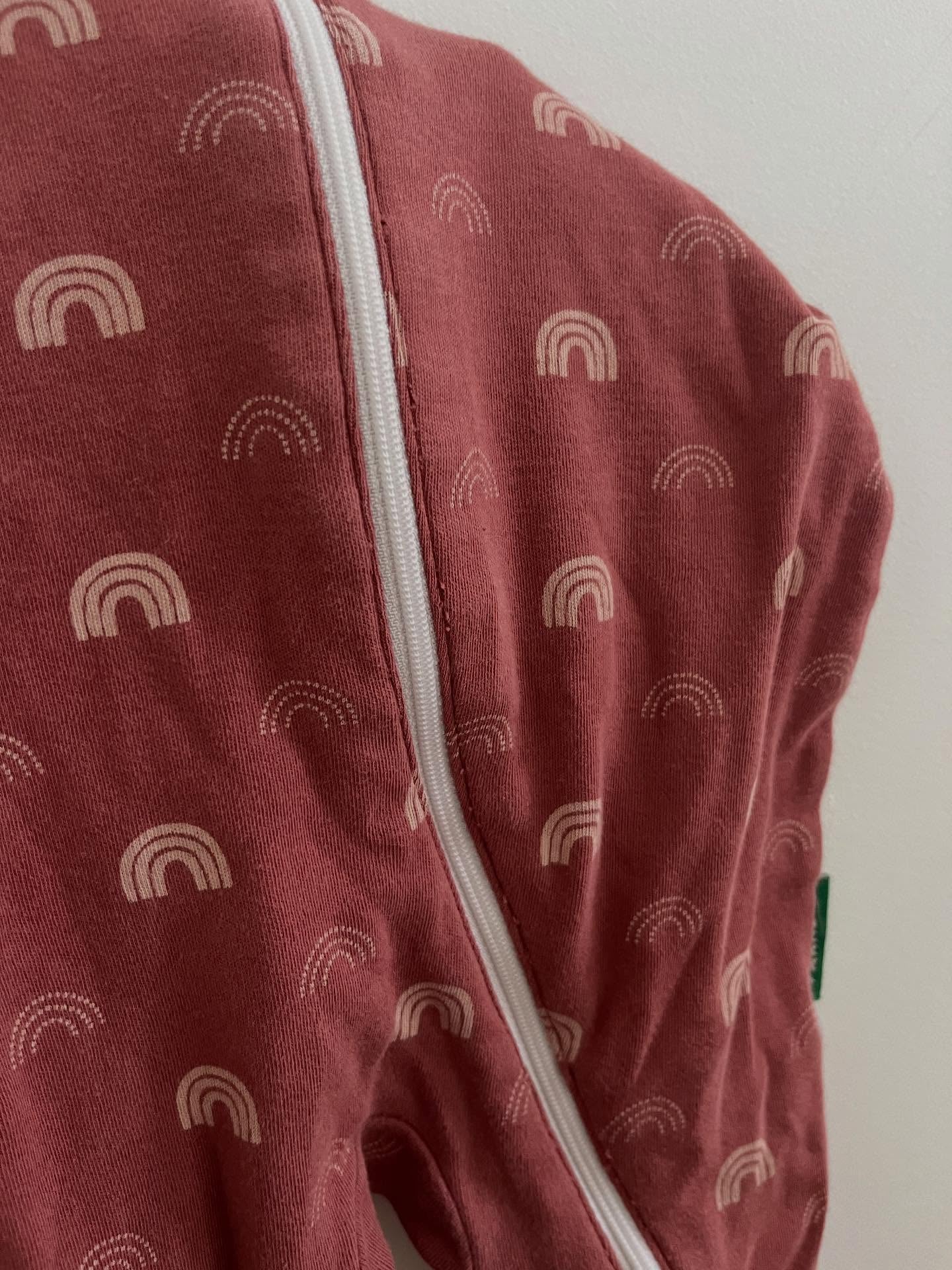 Parade Organic Cotton Rainbow Short-Sleeve Romper | 3-6m