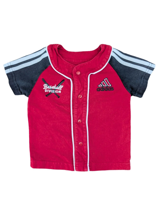 Adidas Baseball Division Snap Up Tee 6-12m