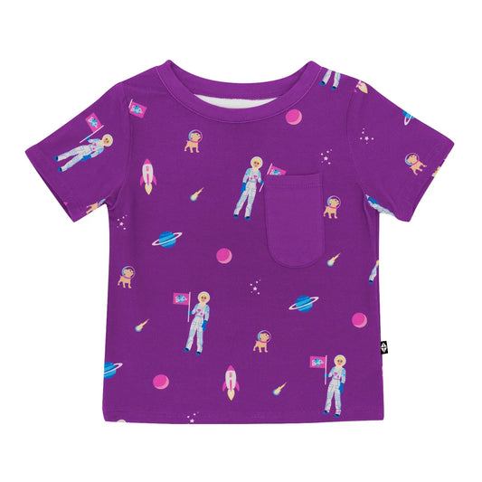 Kyte Toddler Crew Neck Tee in Barbie Astronaut 2T