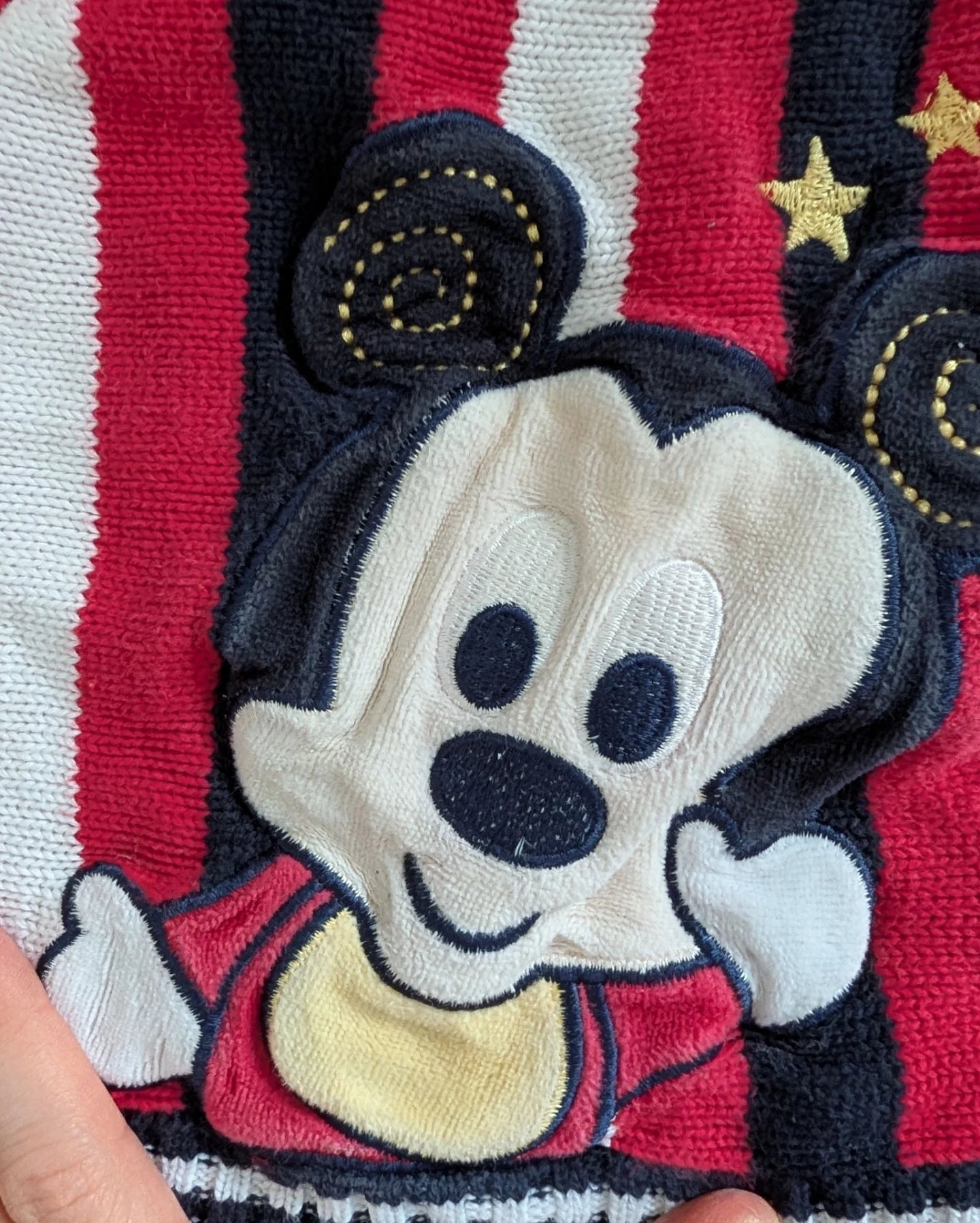 Vintage Mickey Knit Sweater Approx 18m