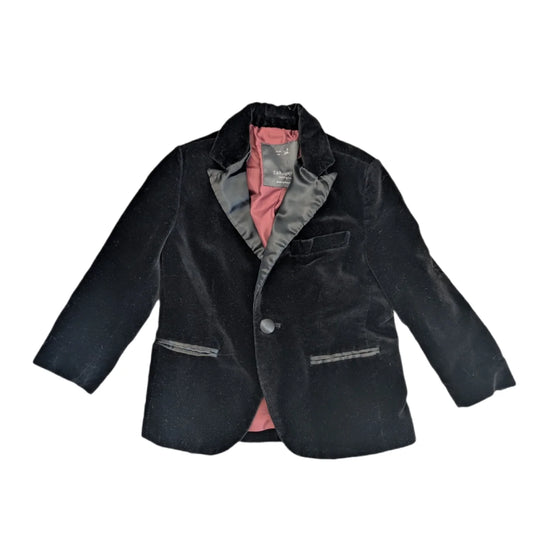 Zara Velvet Suit Jacket 4T