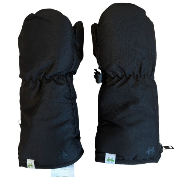 Hot Paws Kids Black Mittens | 12-24m