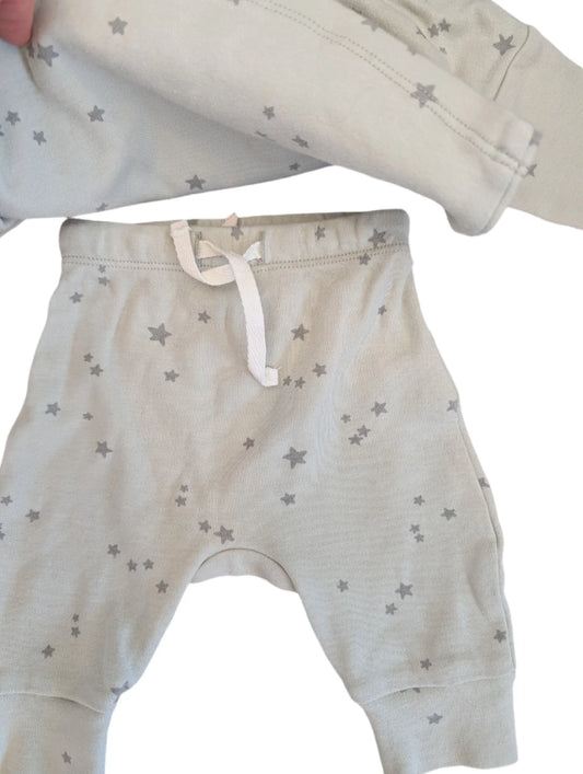 Quincy Mae Pale Green Set | 0-3m