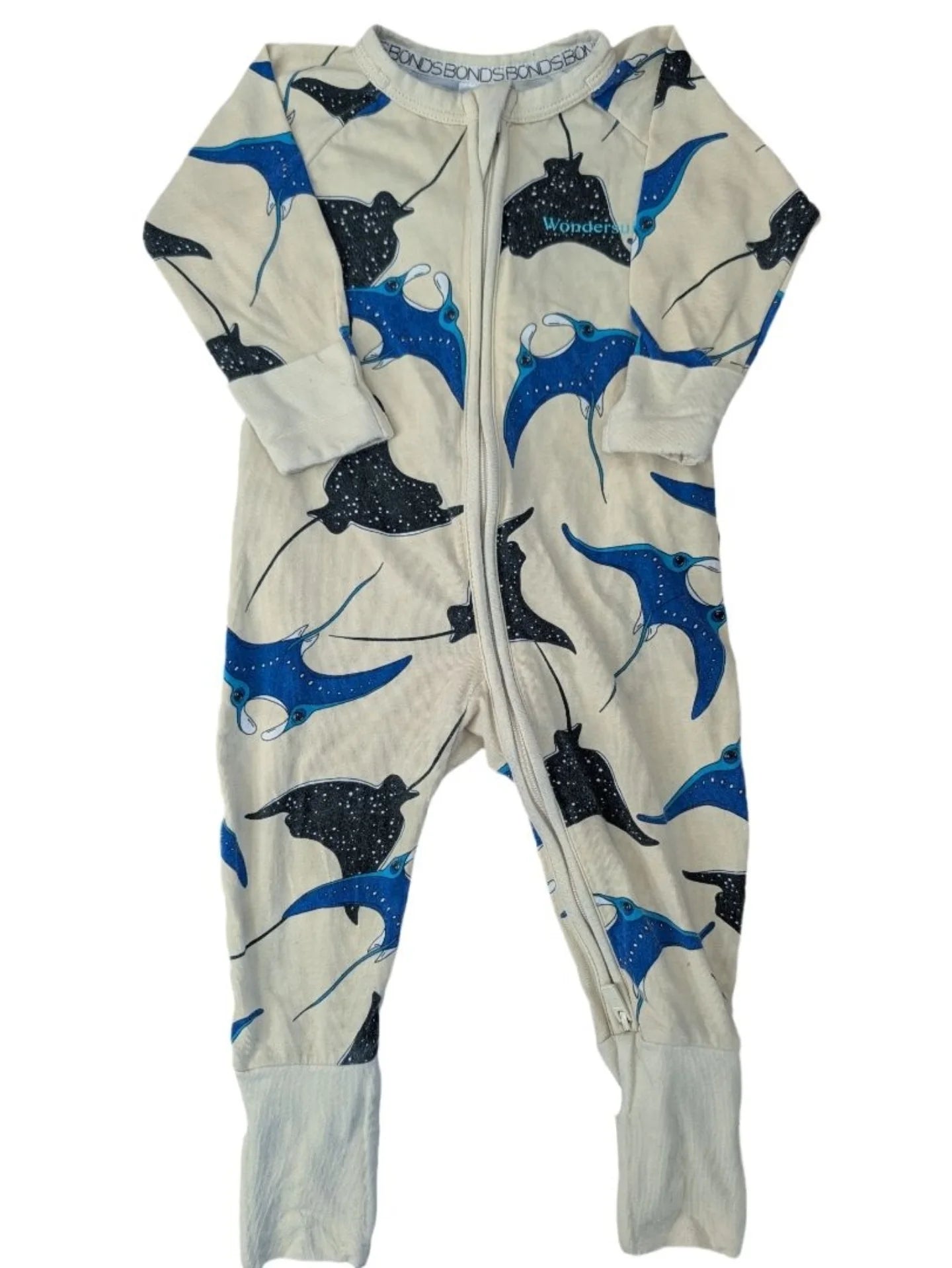 Bonds Wondersuit Stingray Print 3-6m