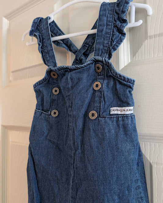 Calvin K. Denim Overalls 18m