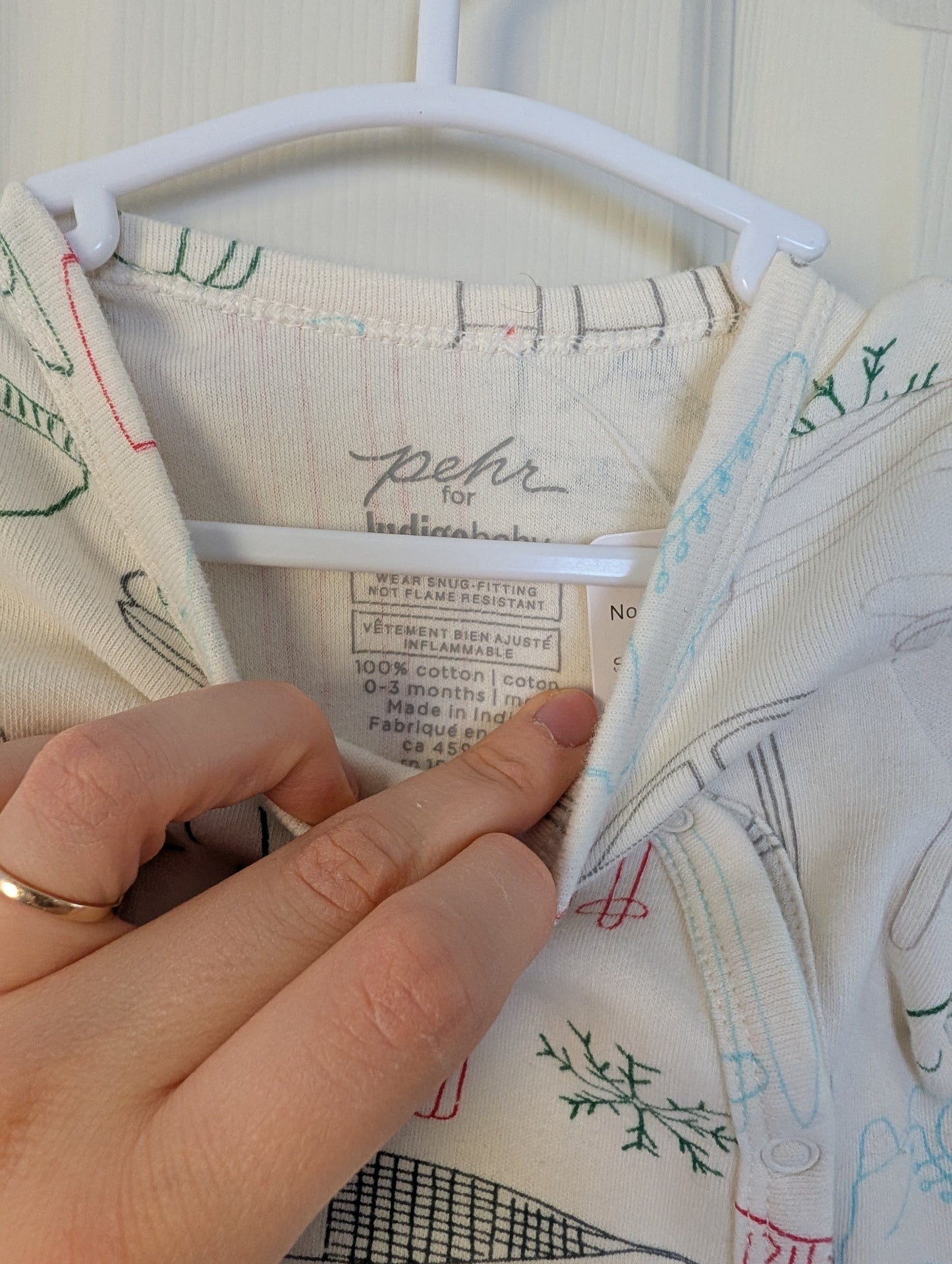 PEHR Winter Snap Footie 0-3m