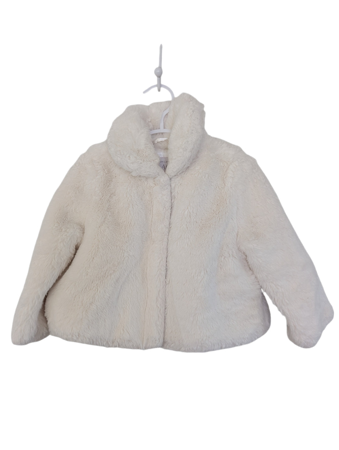 Children's Place Fuzzy White Jacket 18-24m