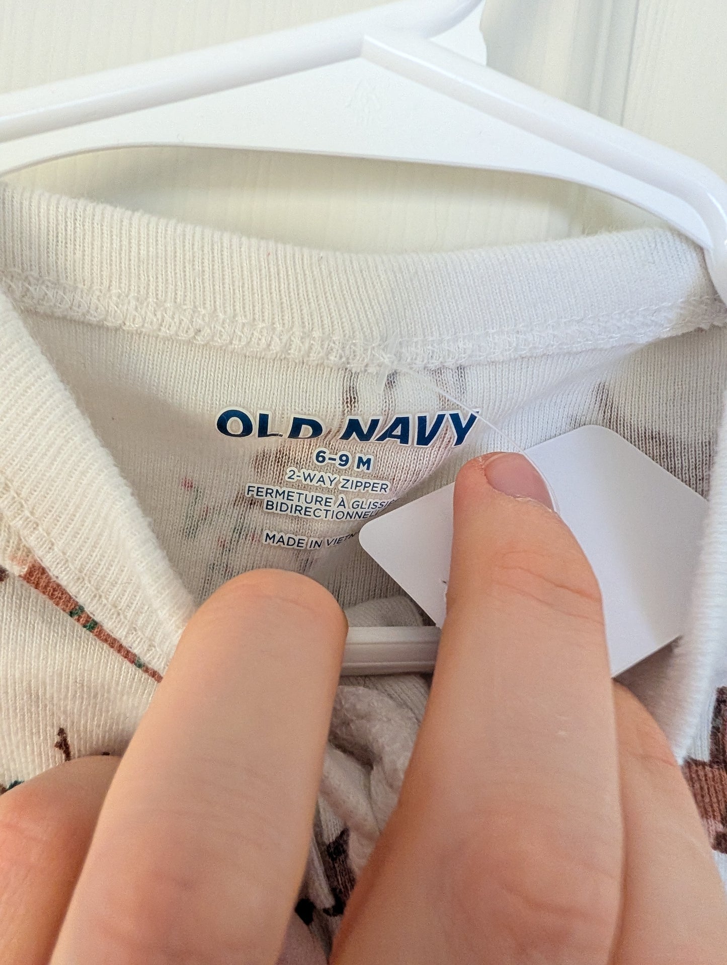 Old Navy Reindeer Sleeper 6-9m