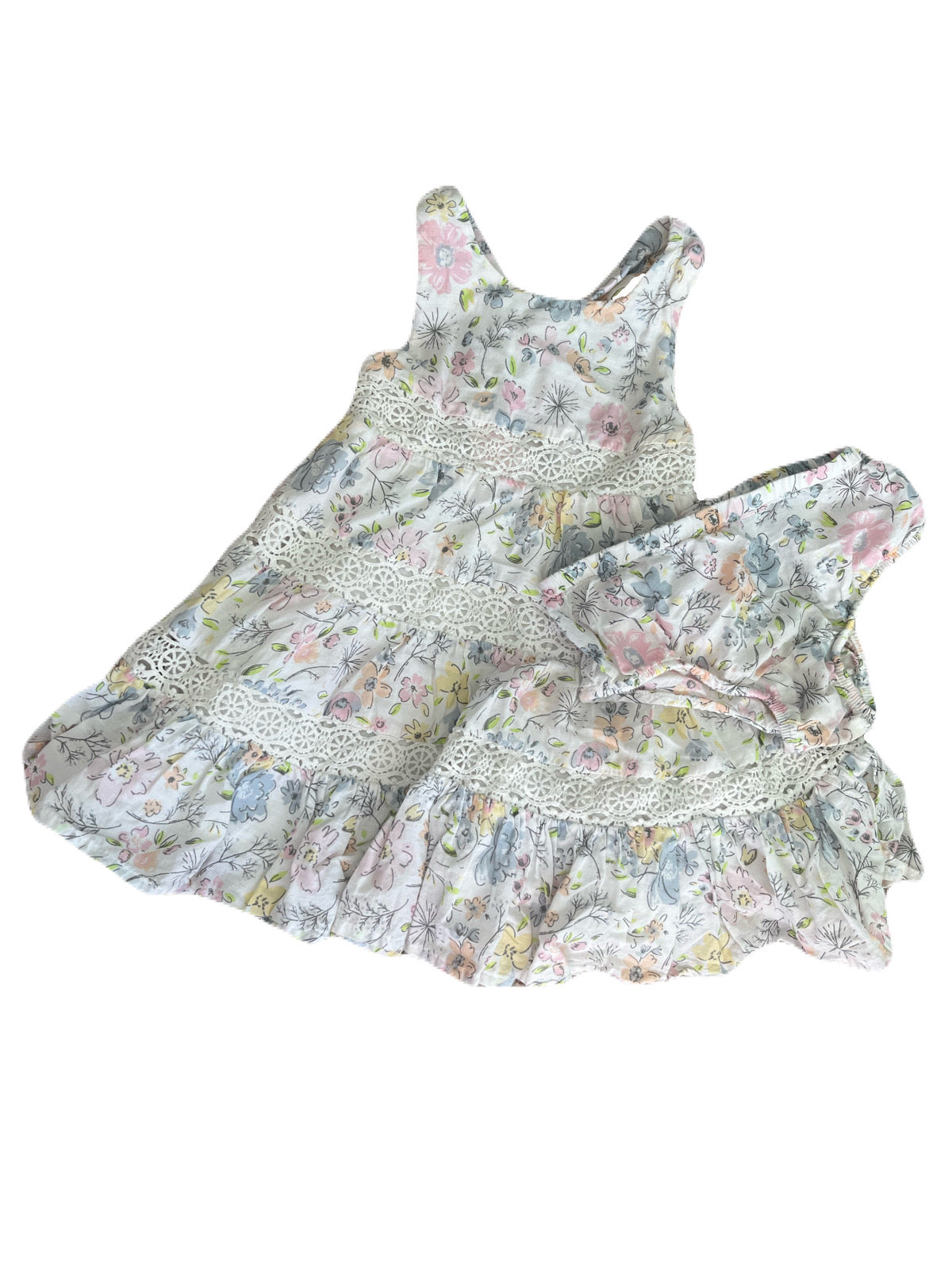 Tommy Bahama Floral Dress & Bummies 12m