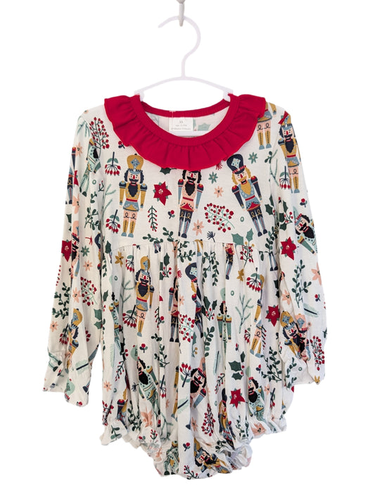 Bamboo Nutcracker Romper 2T