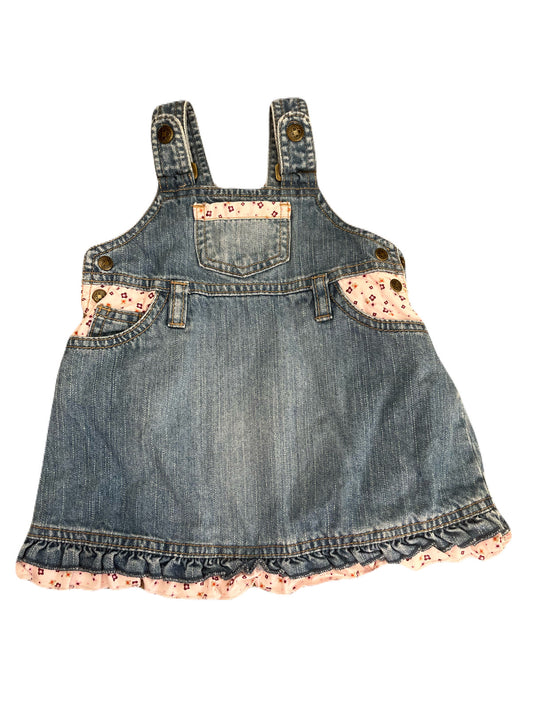 H&M Vintage Denim Dress 4-6m