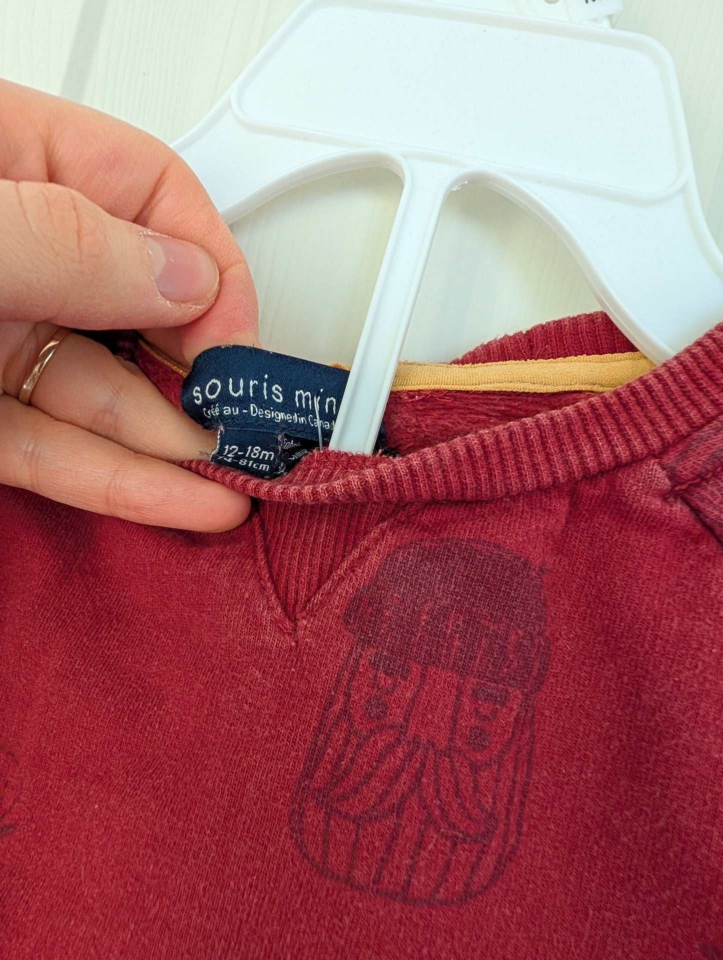 Souris Mini Red Set 12-18m