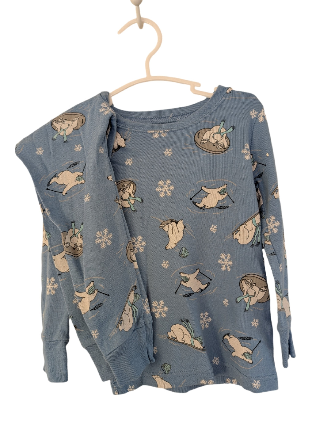 Old Navy Polar Bears Skiiing PJs 2T