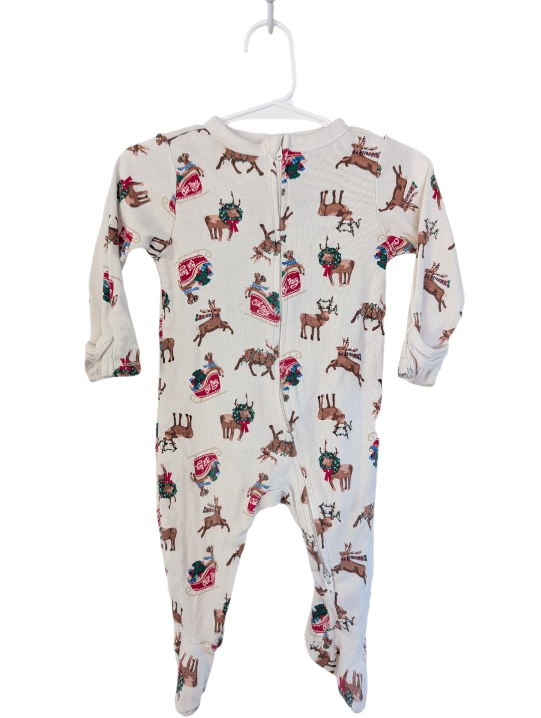 Old Navy Reindeer Sleeper 6-9m