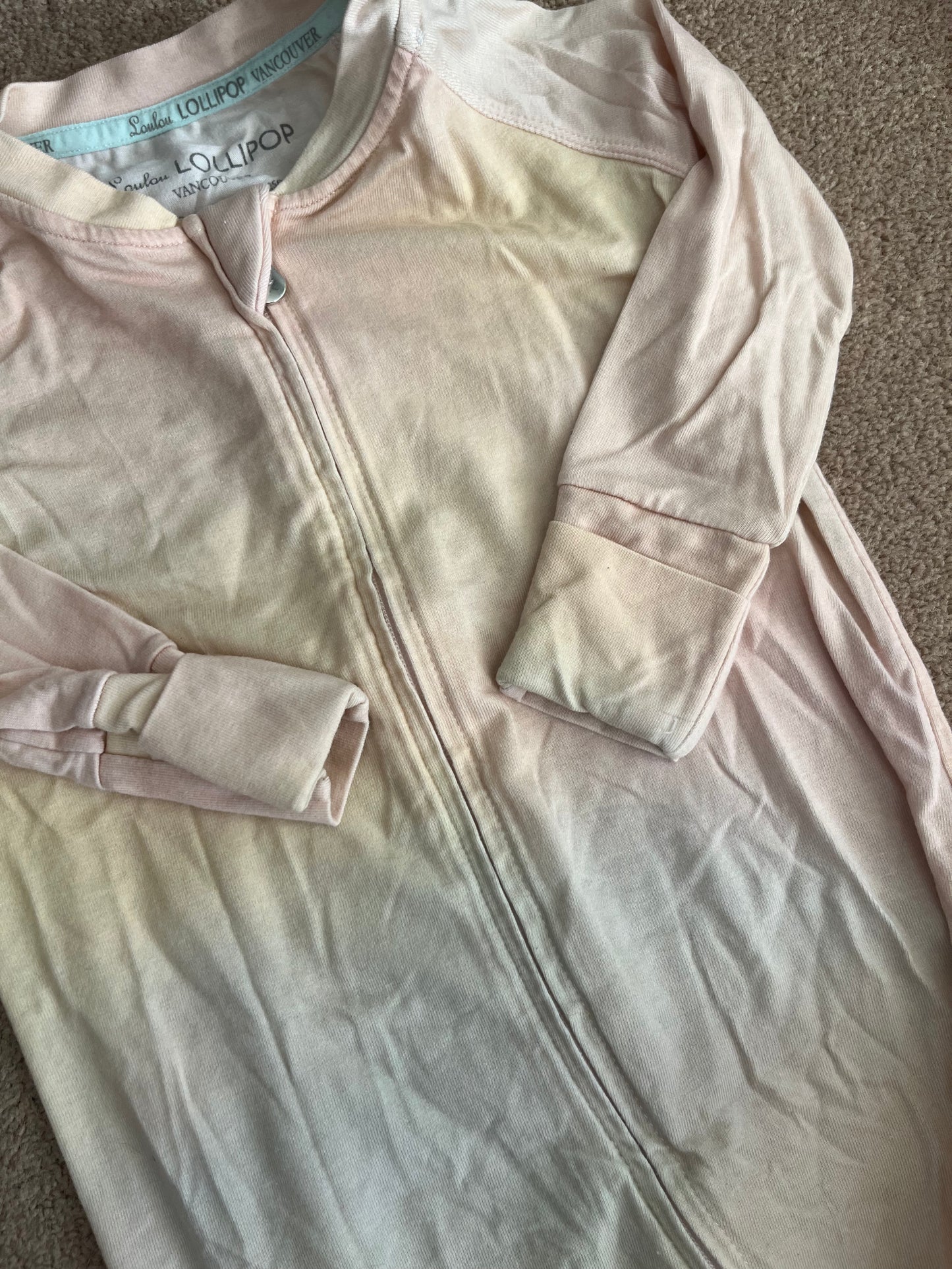 Loulou Lollipop Rainbow Gradient Sleeper 6-12m