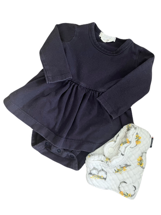 Firsts By Petit Lem Bodysuit Dress 3m