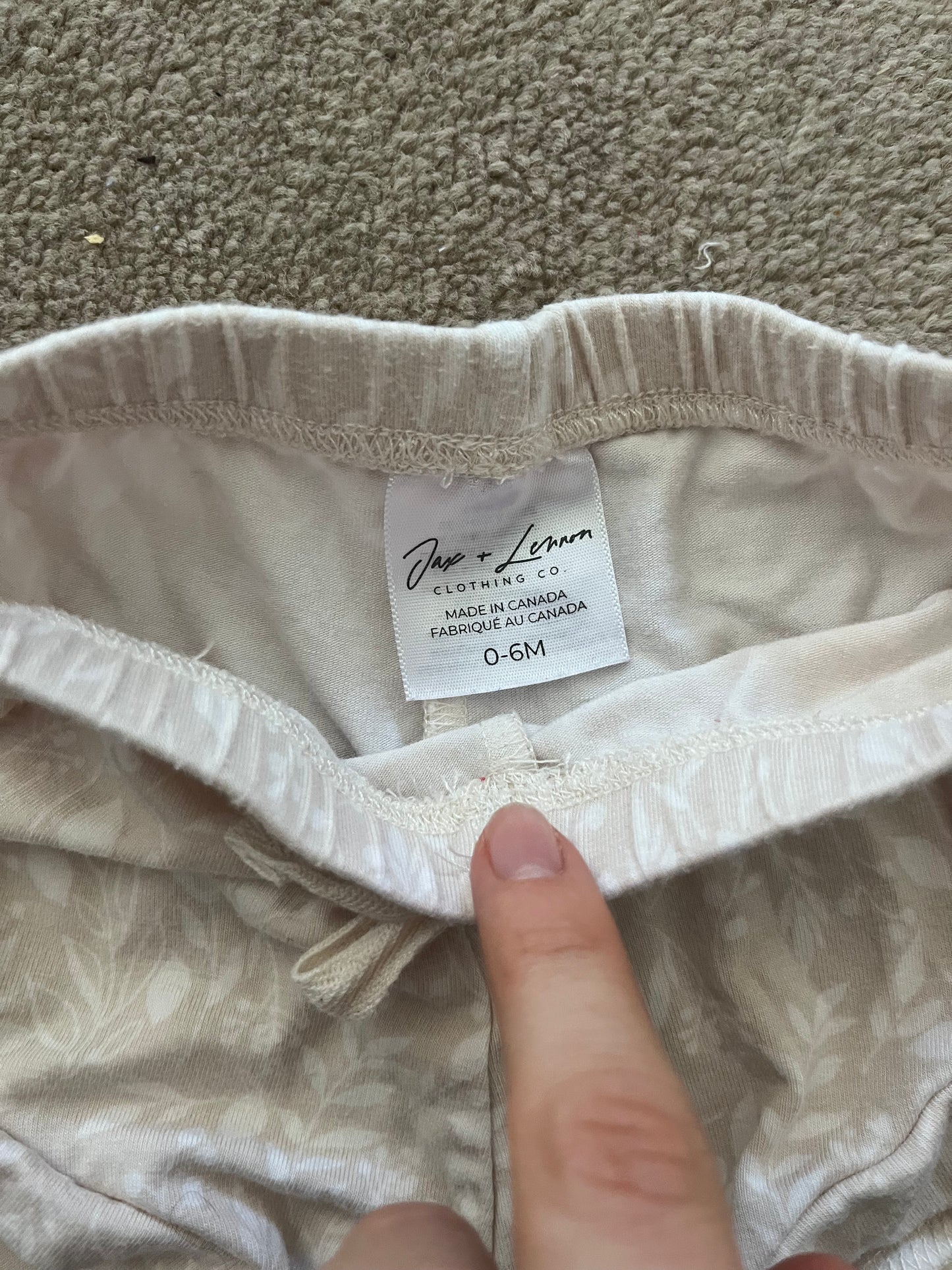 Jax & Lennon Bamboo Shorts 0-6m