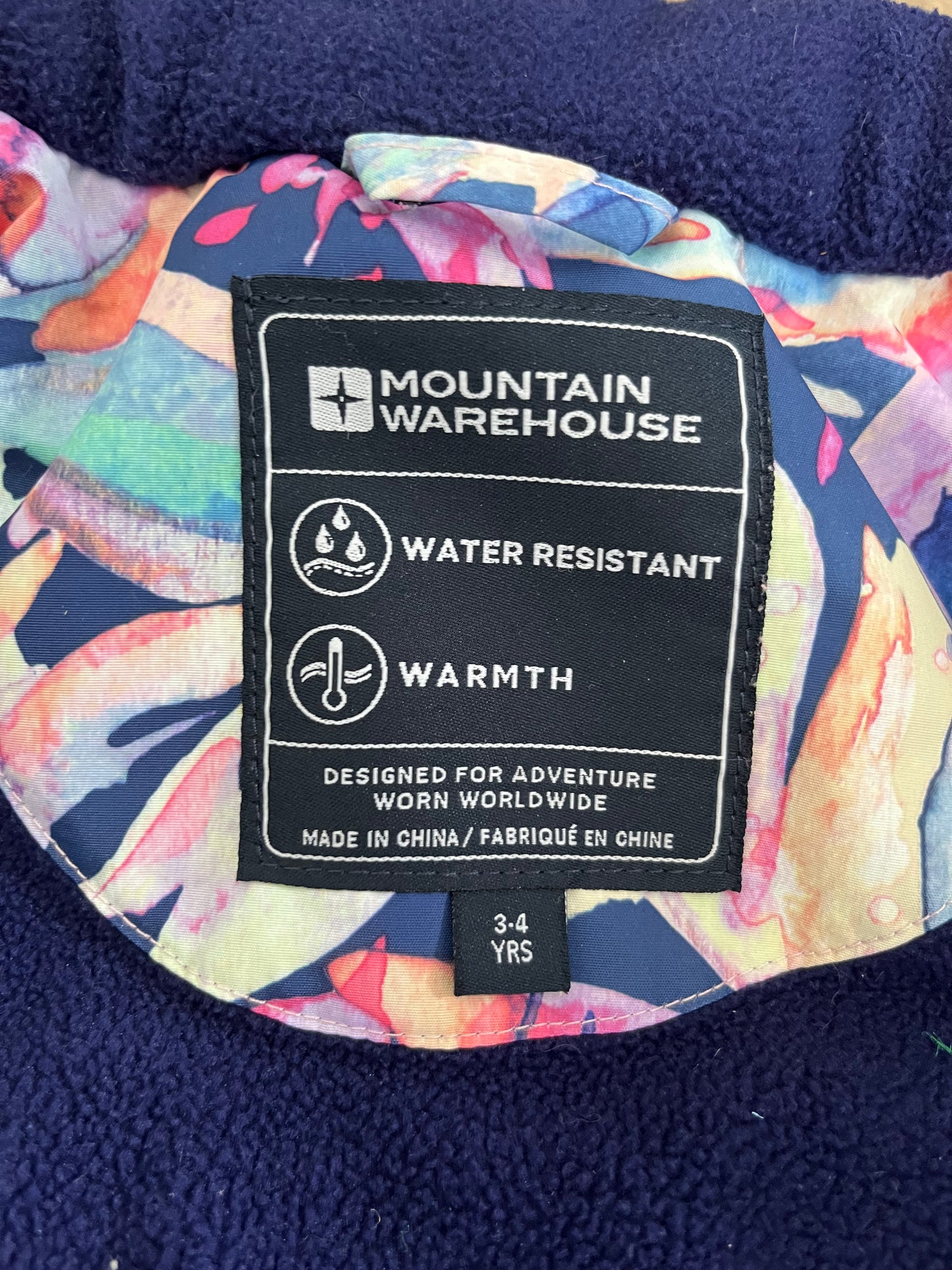 Mountain Warehouse Ski Jacket 3-4yrs