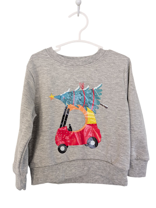 Little Tikes Car Christmas Sweater 2T