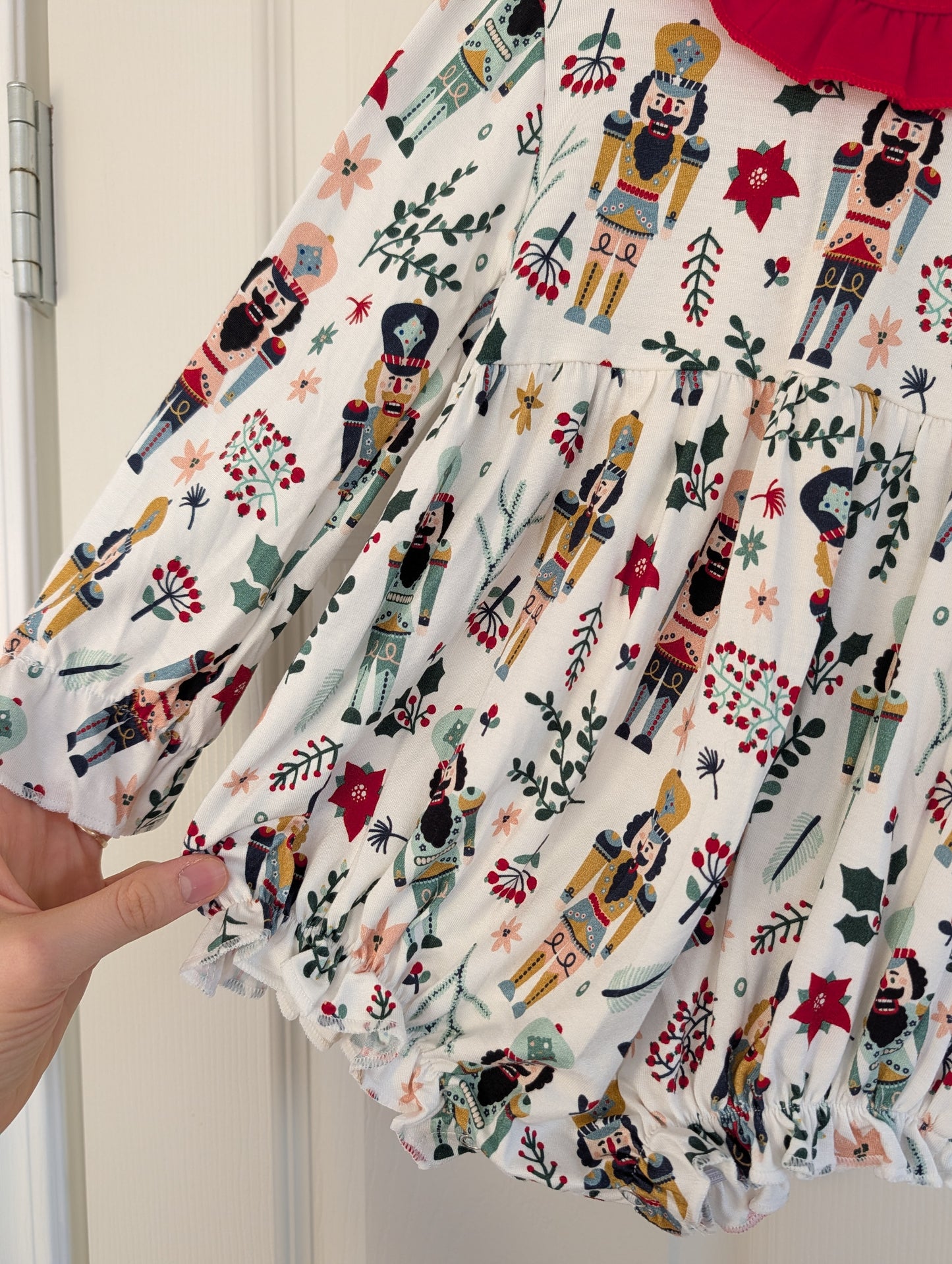 Bamboo Nutcracker Romper 2T