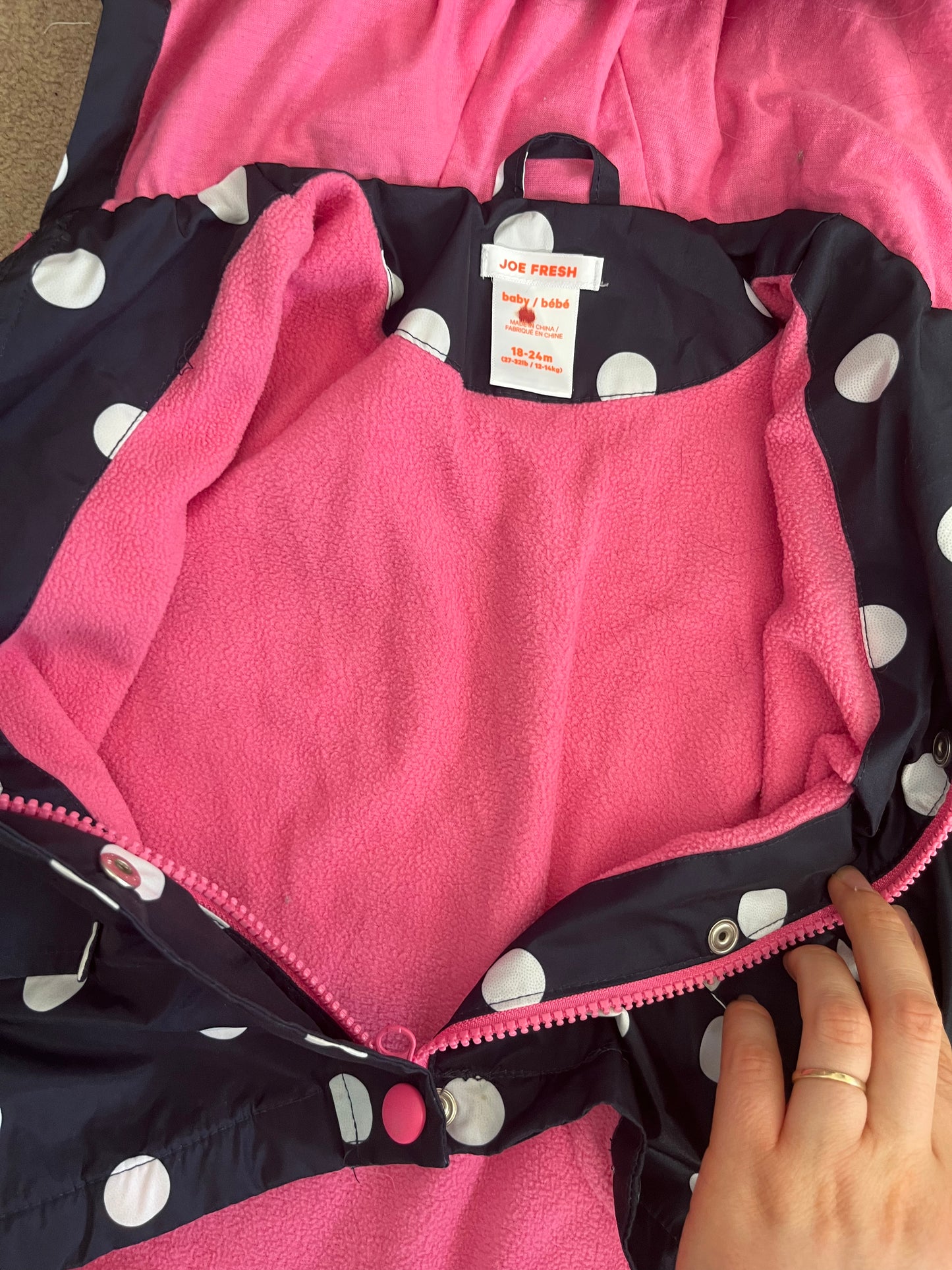 Joe Fresh Lined Coat 18-24m